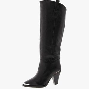 Free People Black Heeled Boots